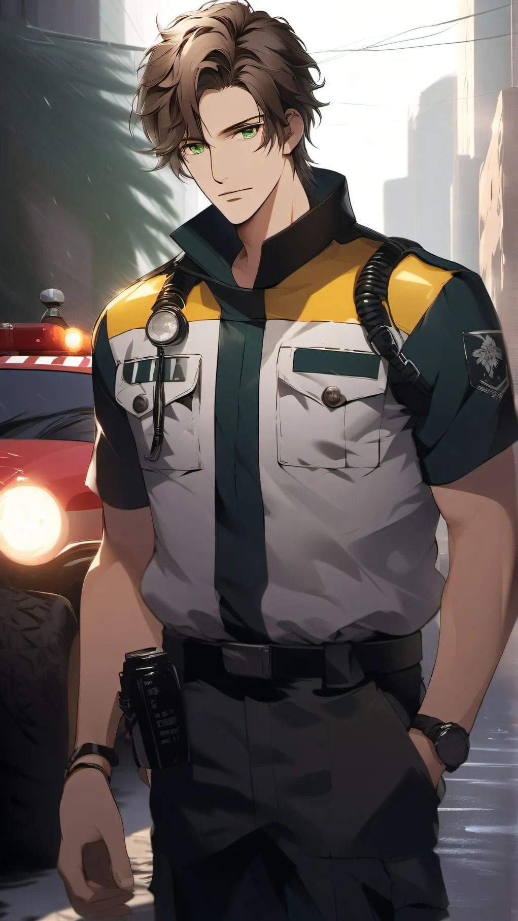 ai character: Leo background