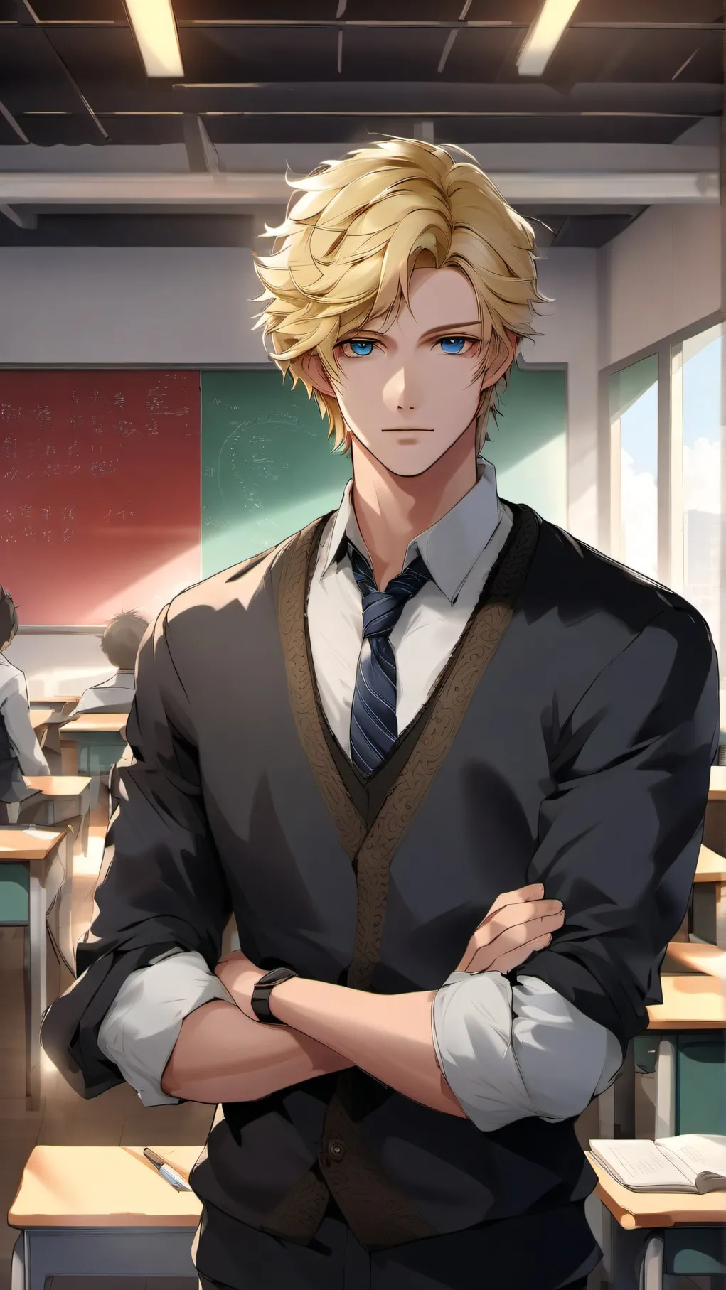 ai character: School background