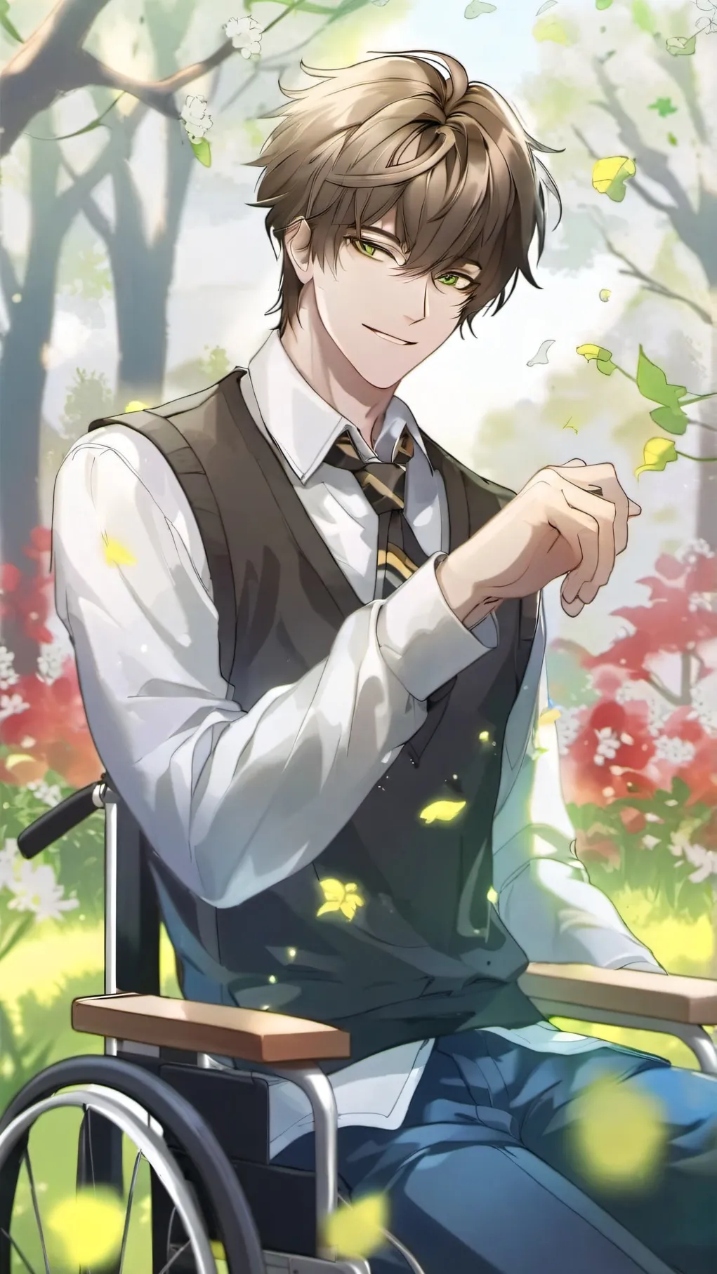 ai character: Leo background