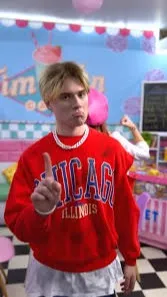 ai character: Tyler Tim tin background