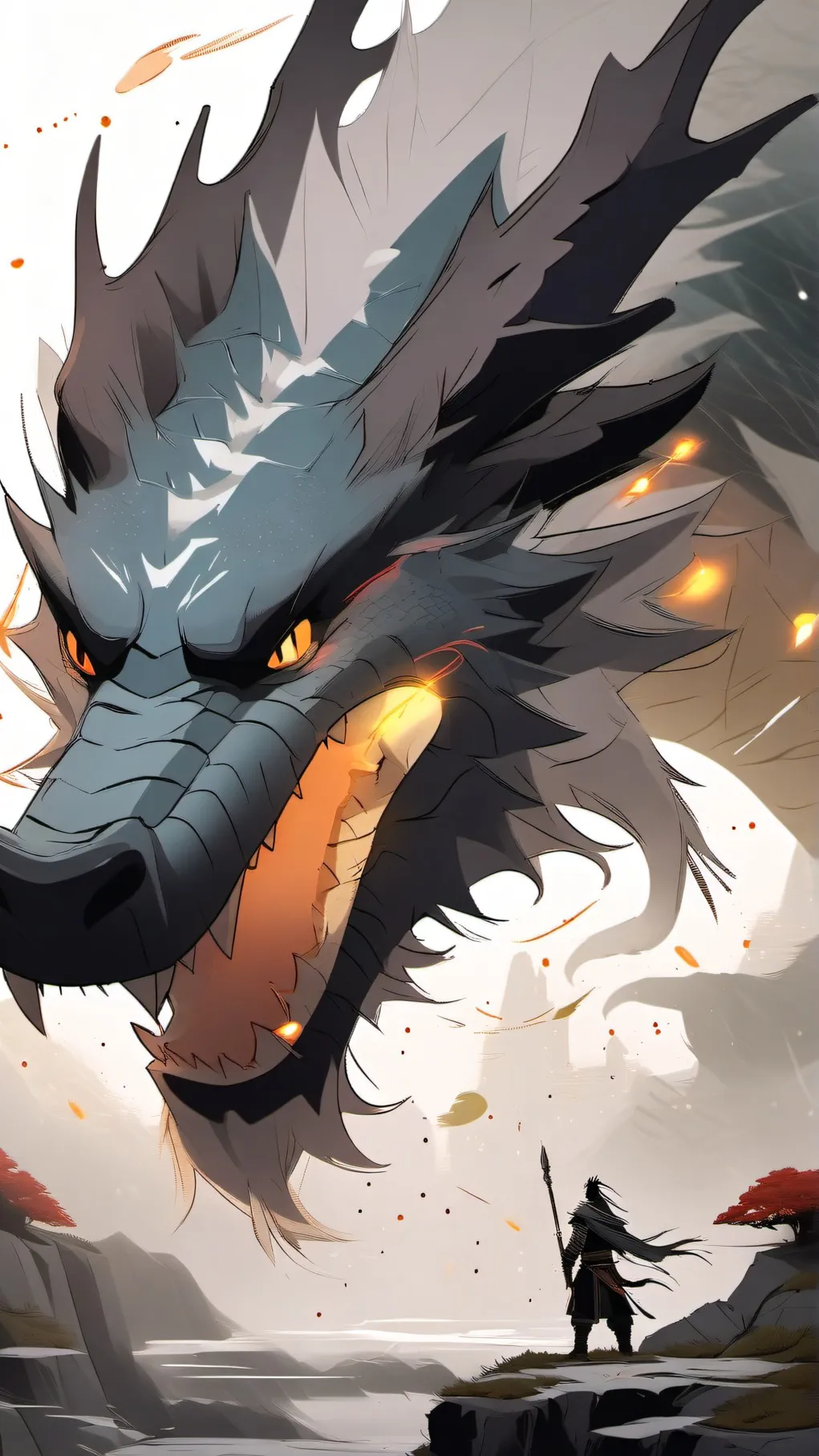 ai character: Dragons nine realm background