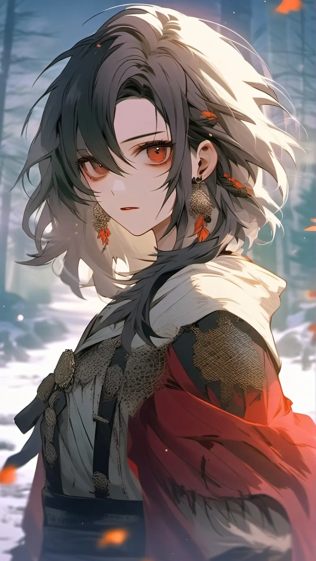 ai character: 🖤Ash🖤 background