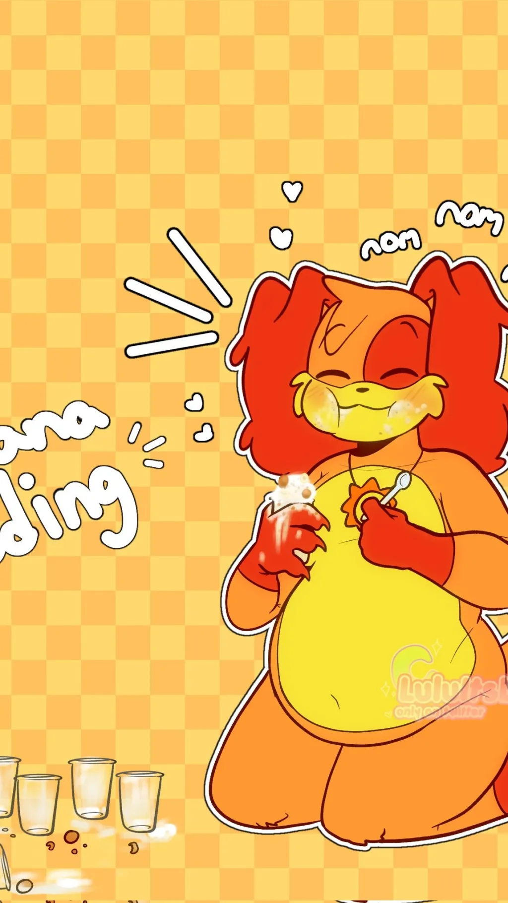 ai character: dogday background