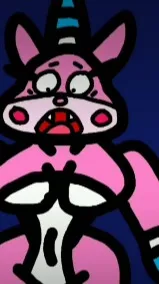 ai character: anthro unikitty background