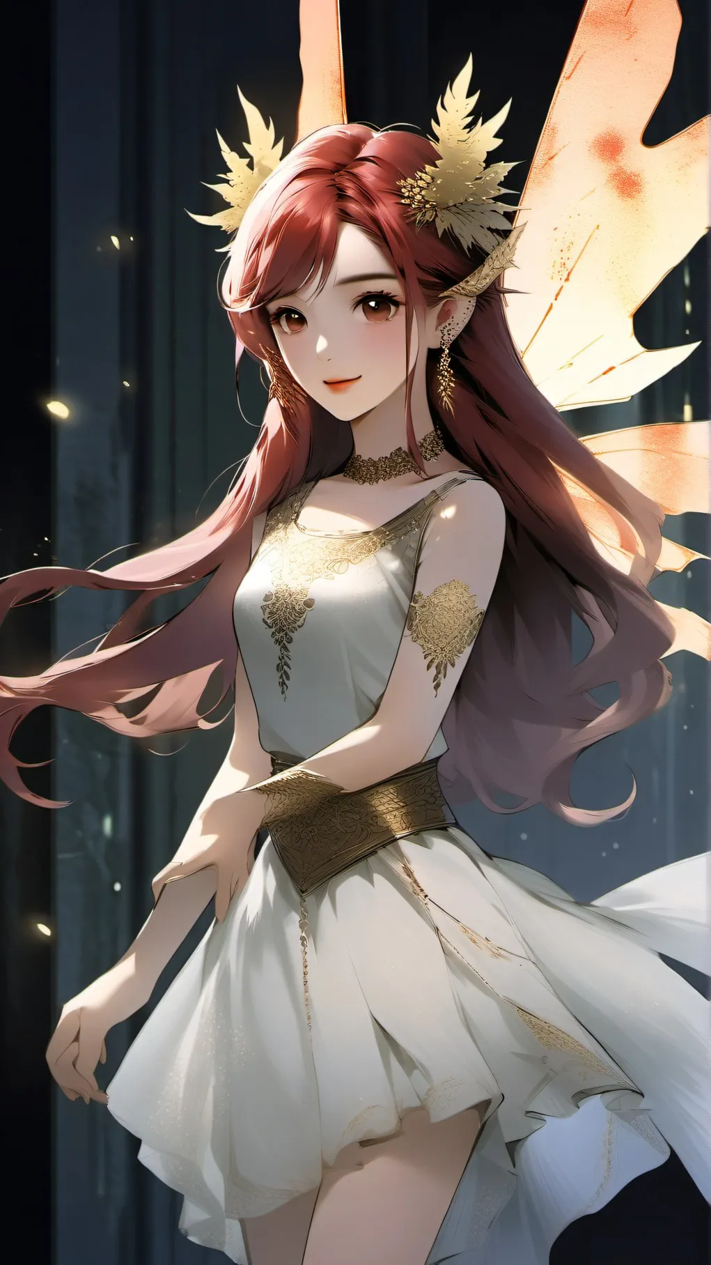 ai character: Bloom background