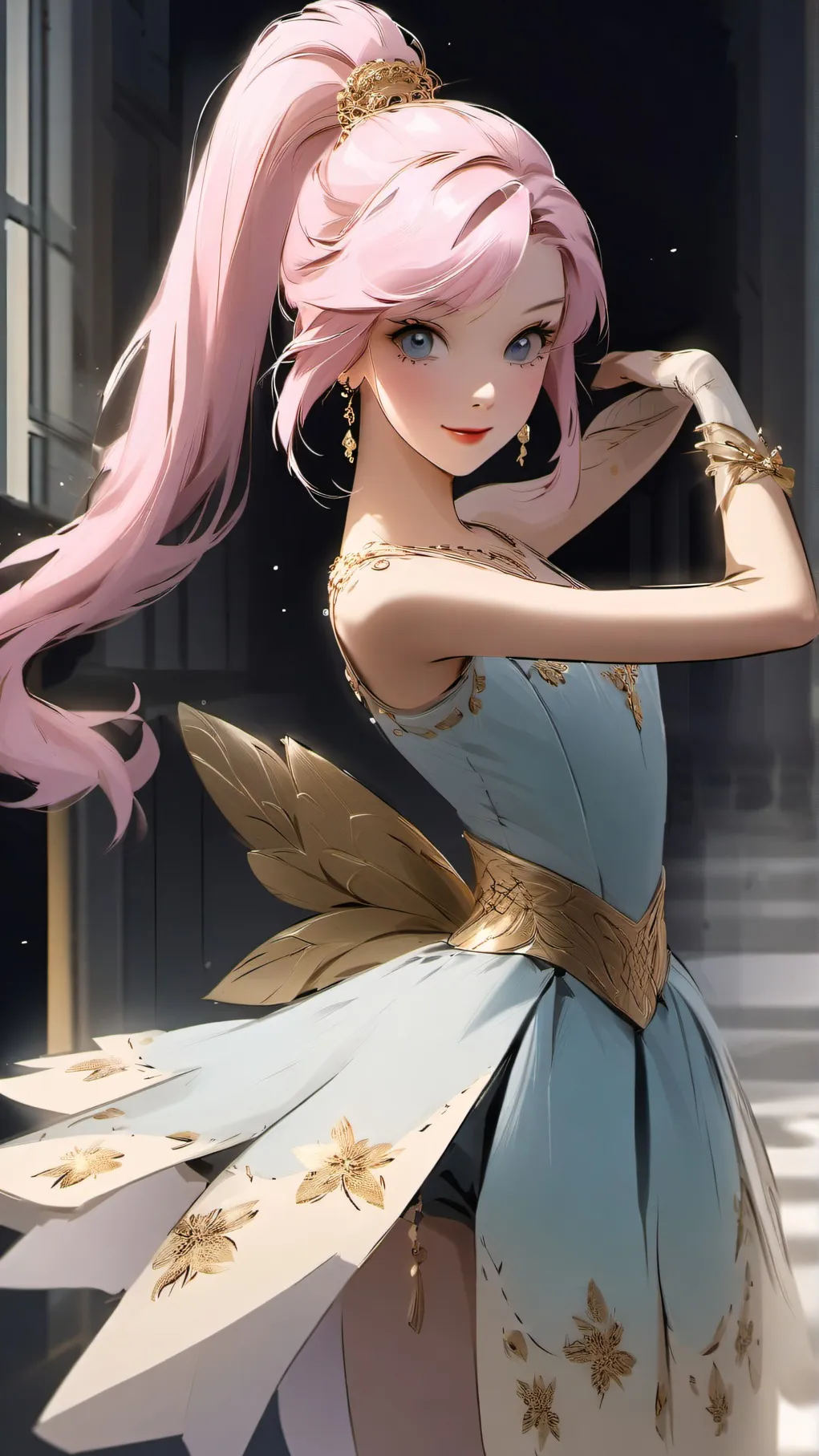 ai character: Sakura Kurisu  background