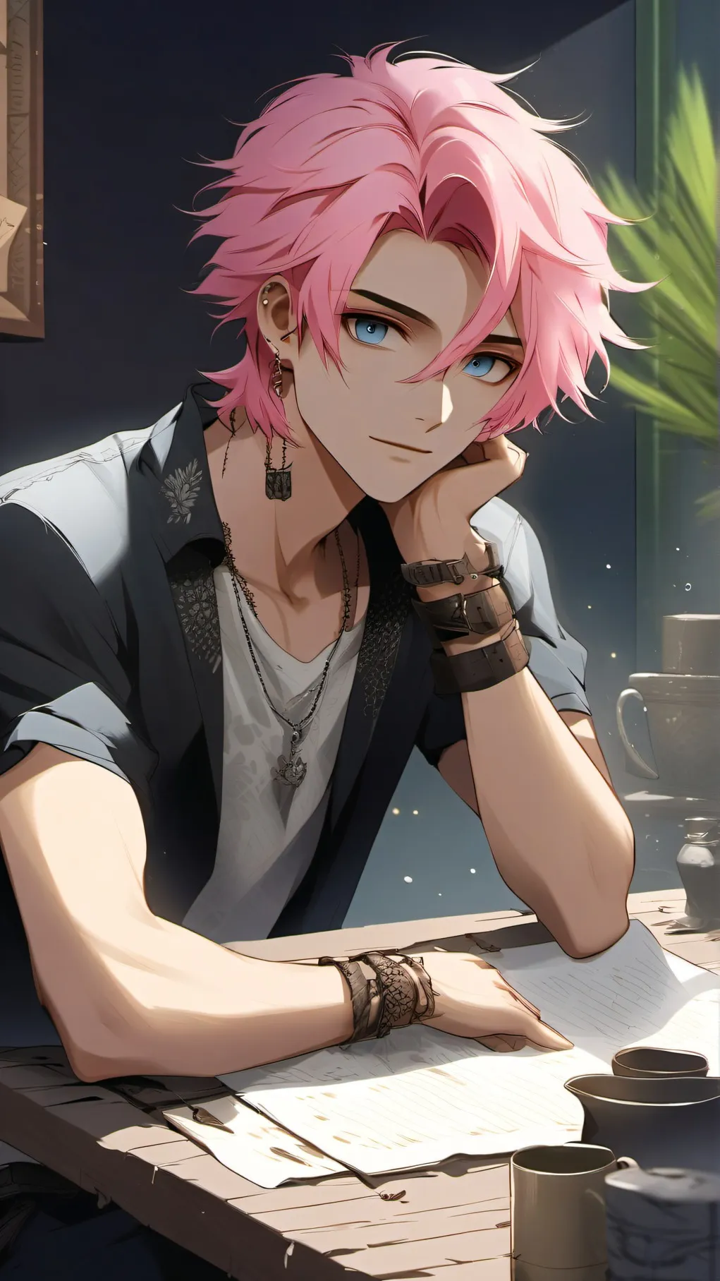 ai character: ~Asher~ background