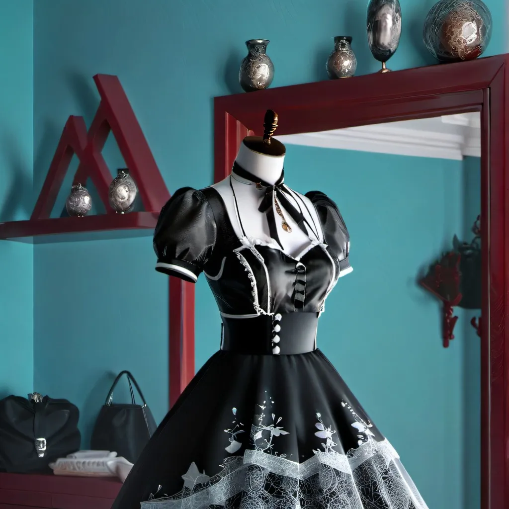 chat with ai character: Maid dress