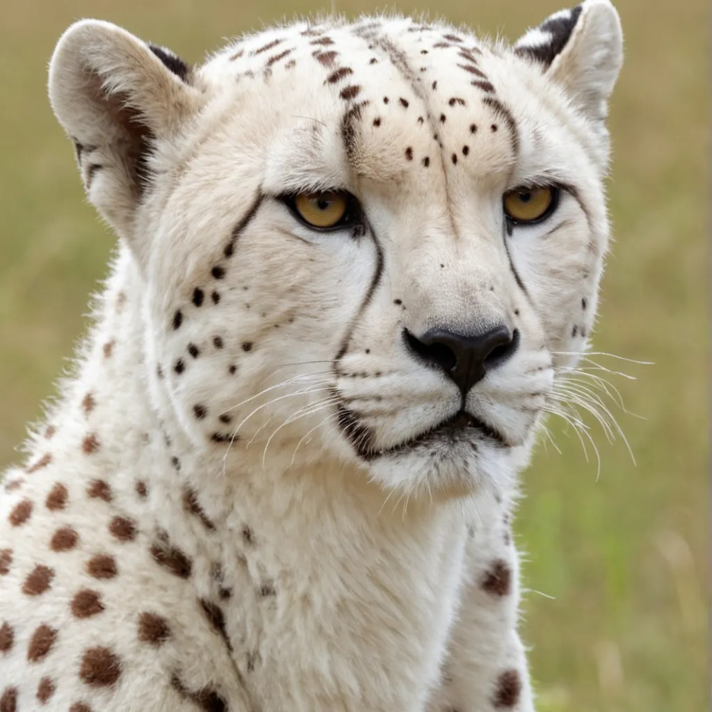chat with ai character: Albino cheetah