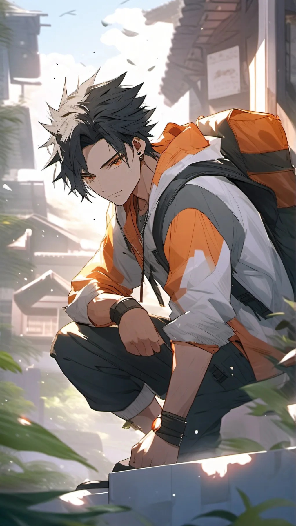 ai character: World of naruto 3 background