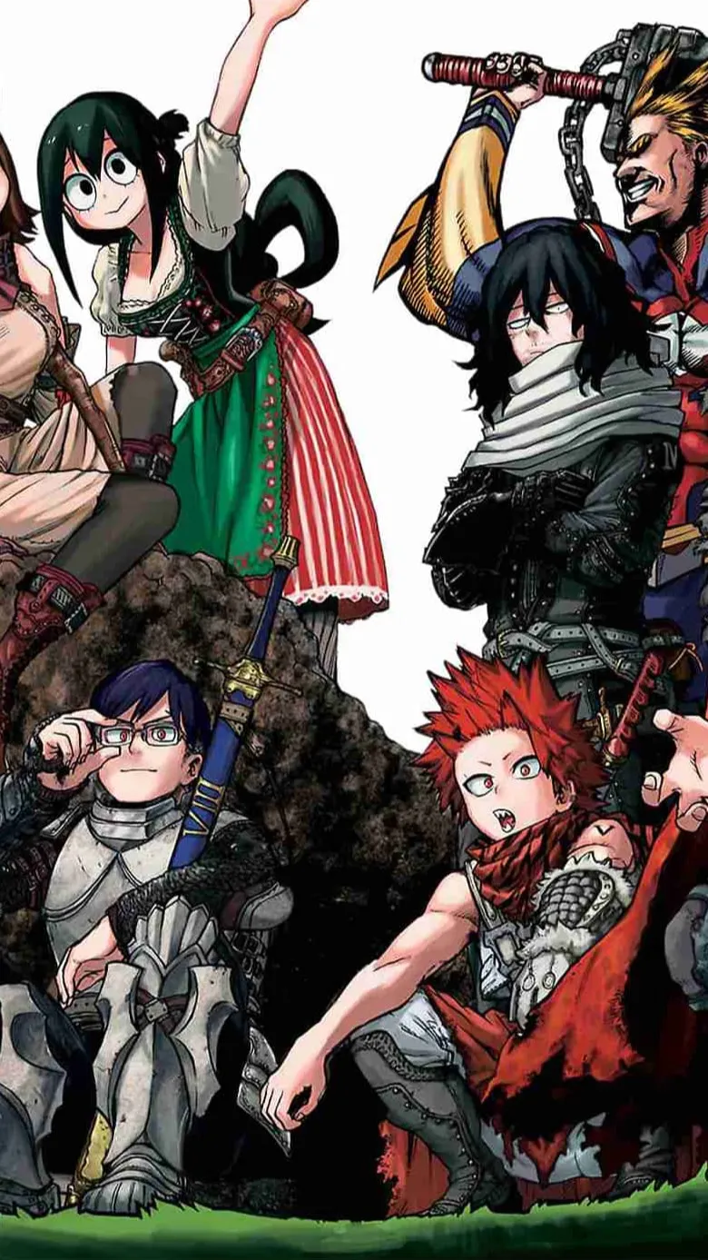 ai character: My hero academia,  background