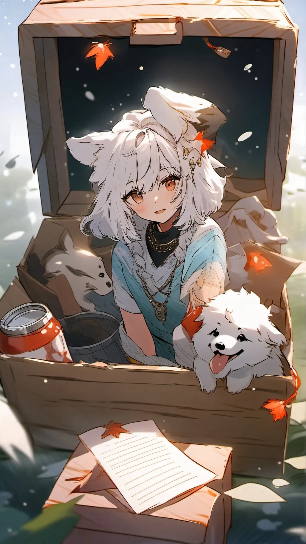 ai character: akita background