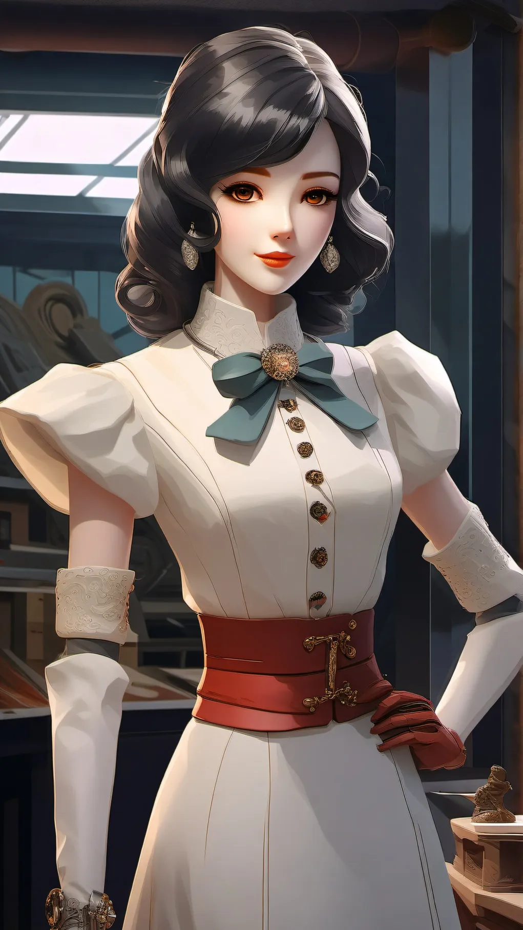 ai character: Mother May I? background