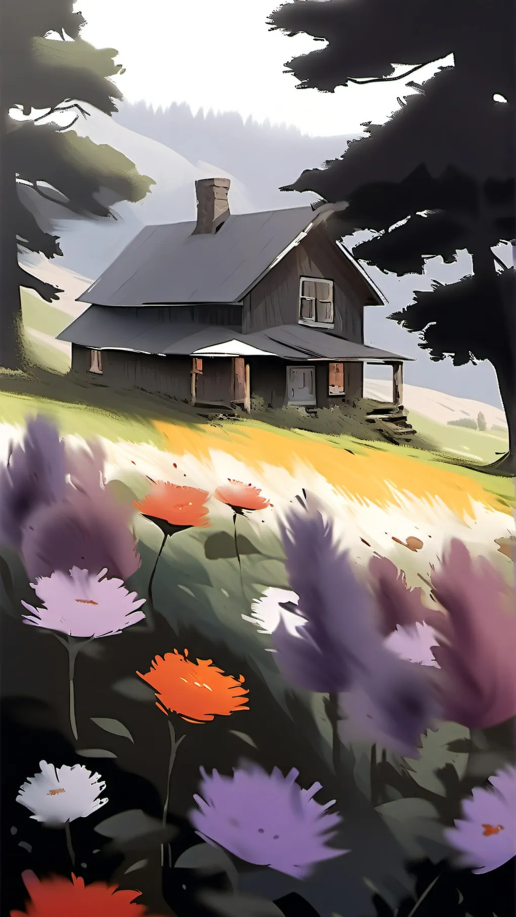 ai character: dandy. background