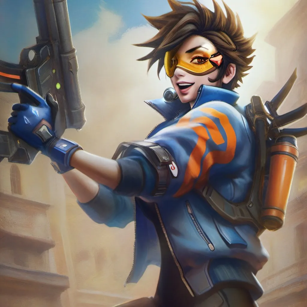 chat with ai character: Tracer