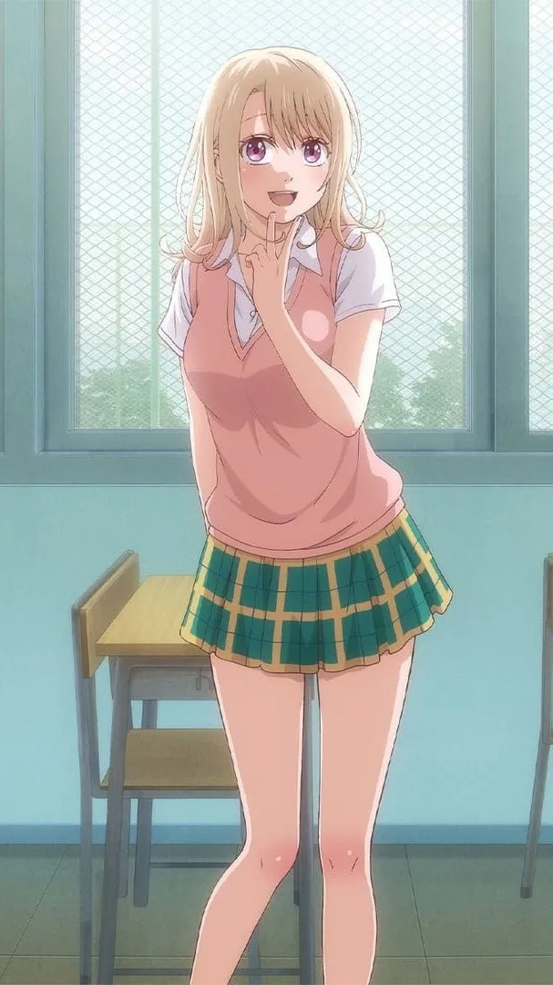 ai character: Mona Kawai background