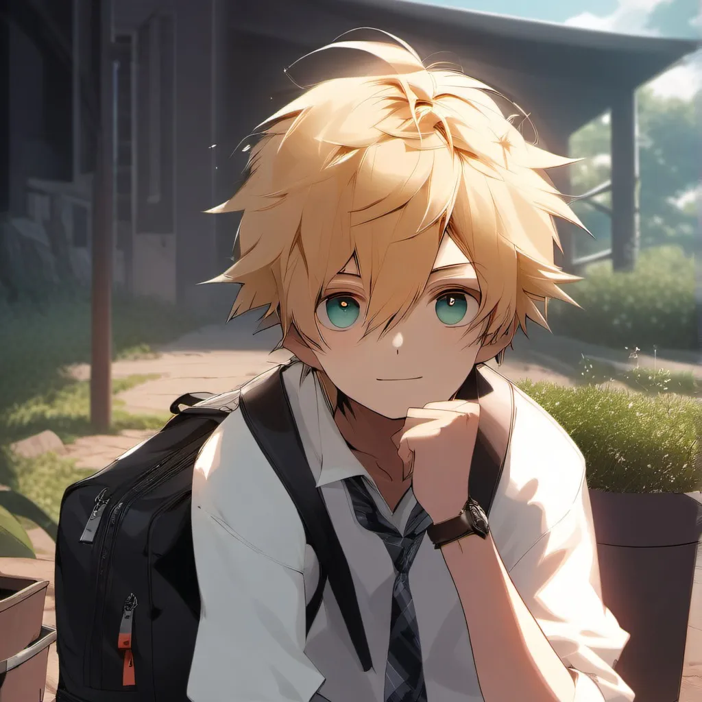 chat with ai character: school day