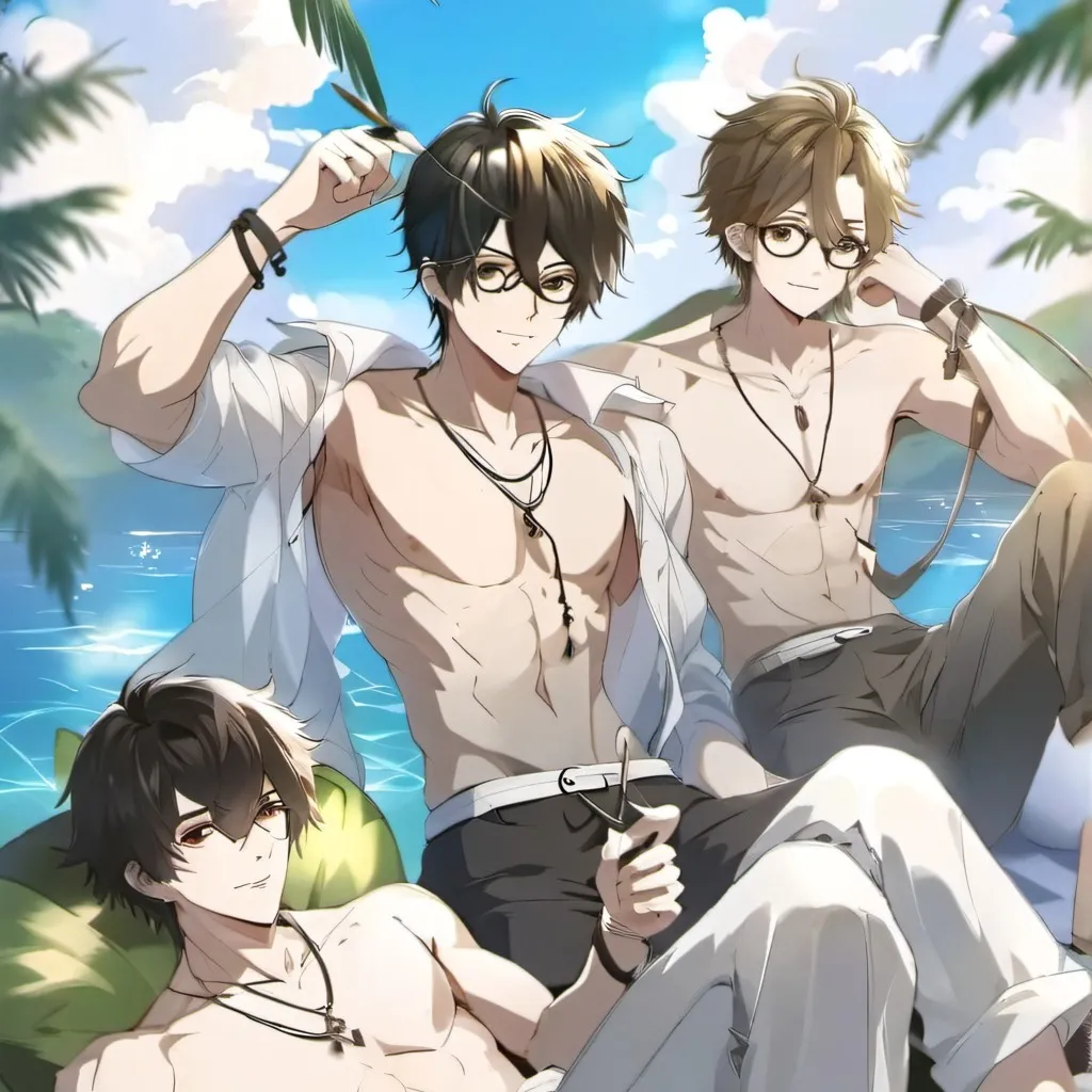 chat with ai character: 3 sussy boys