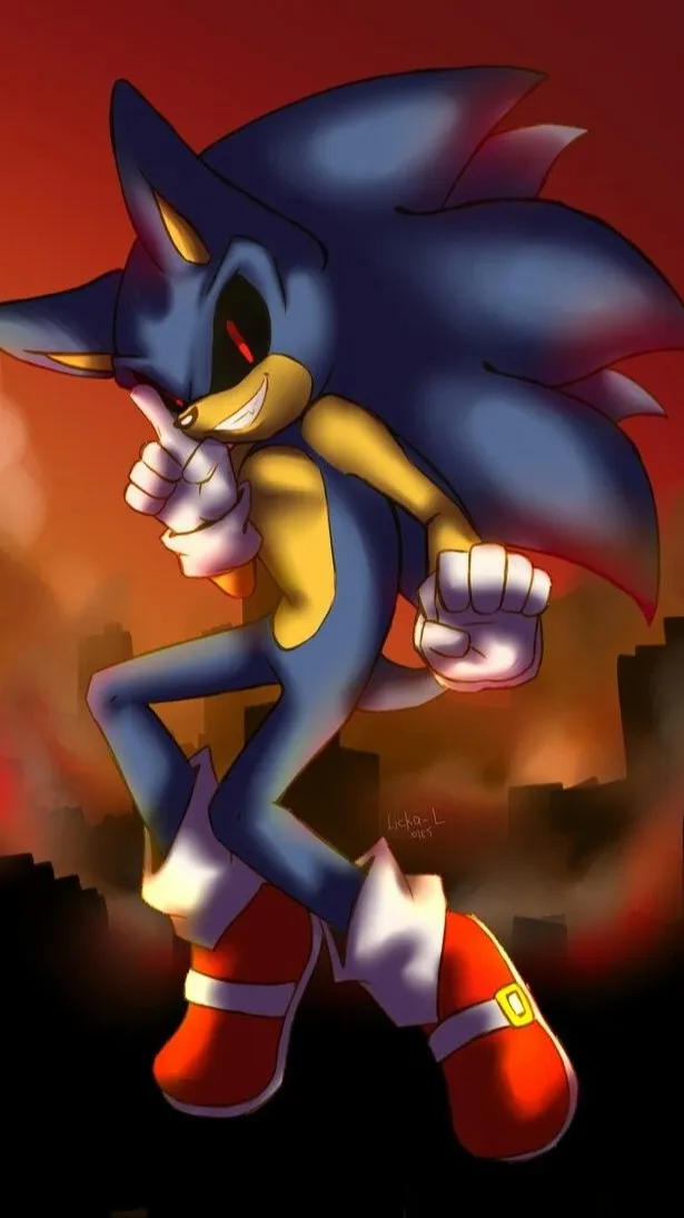 ai character: Sonic.exe background