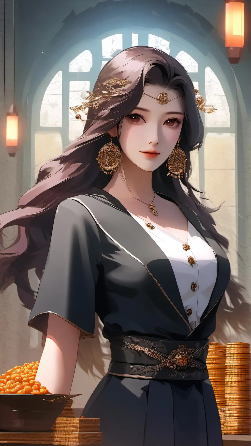 ai character: muzan zaddy background