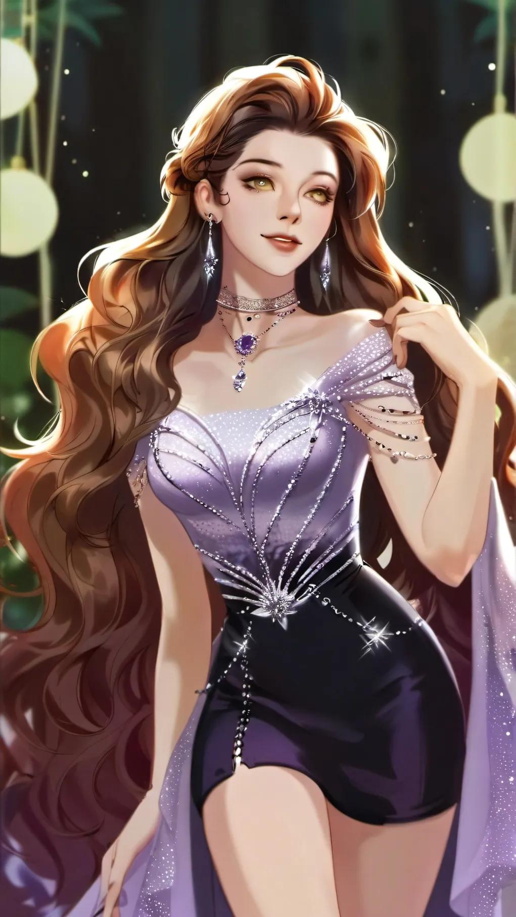 ai character: Talya Song background