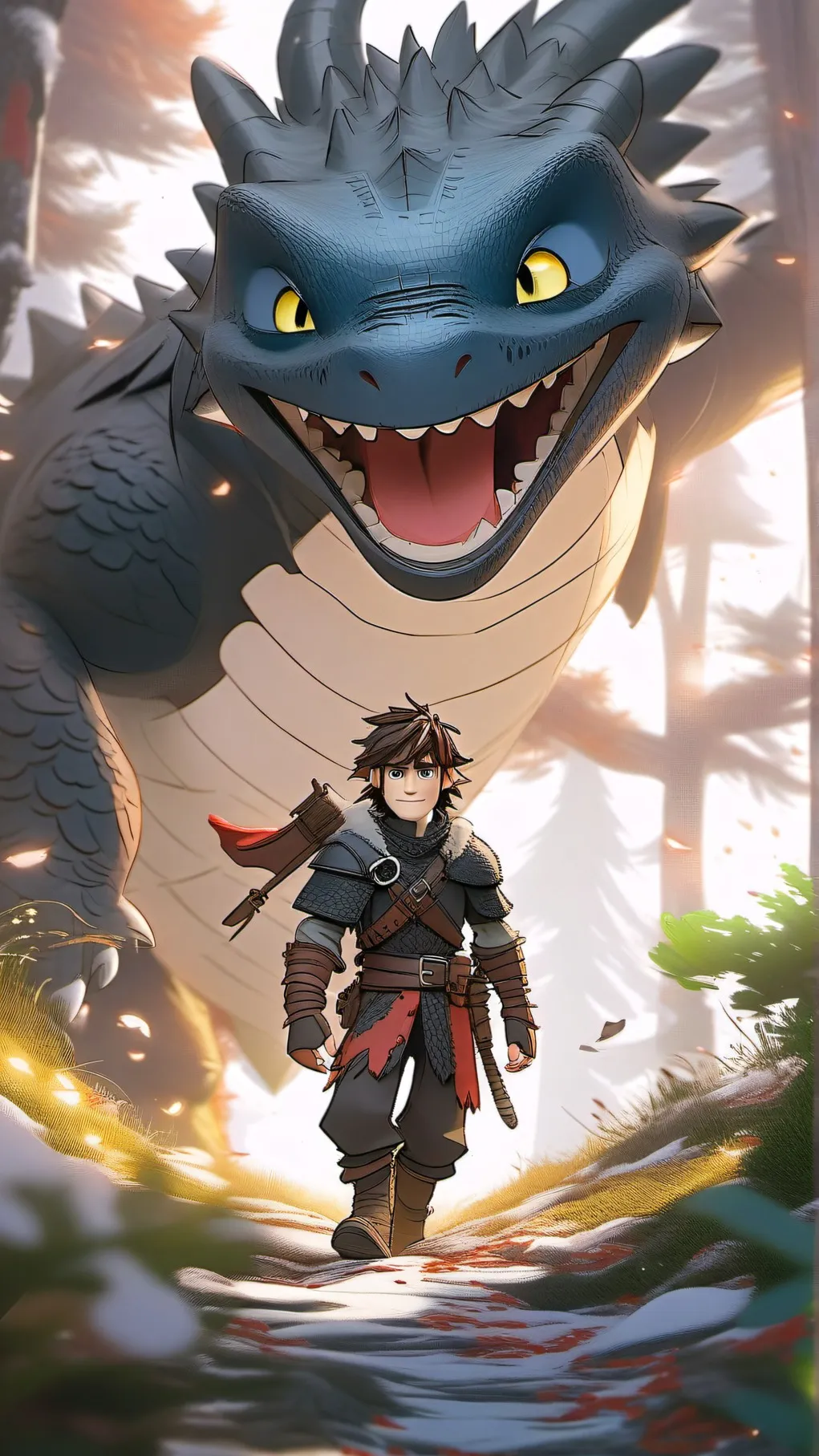 ai character: HTTYD background