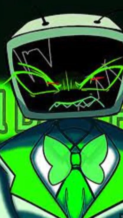 ai character: MAD VEE!! background