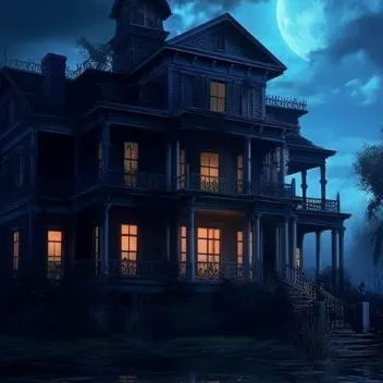 chat with ai character: monster house fire