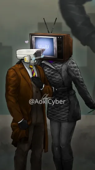 ai character: Skibidi sleepover background