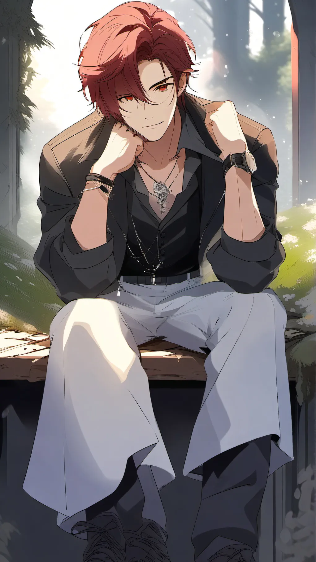 ai character: Roy  background