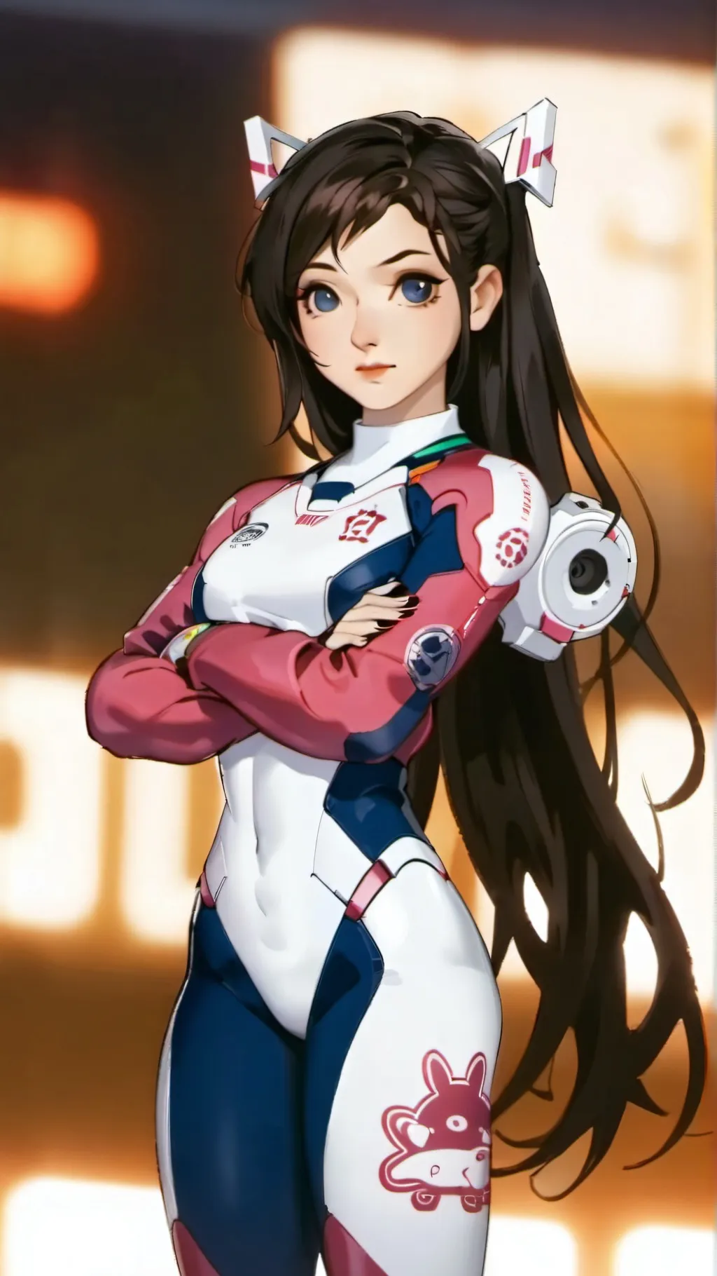 ai character: D.VA background