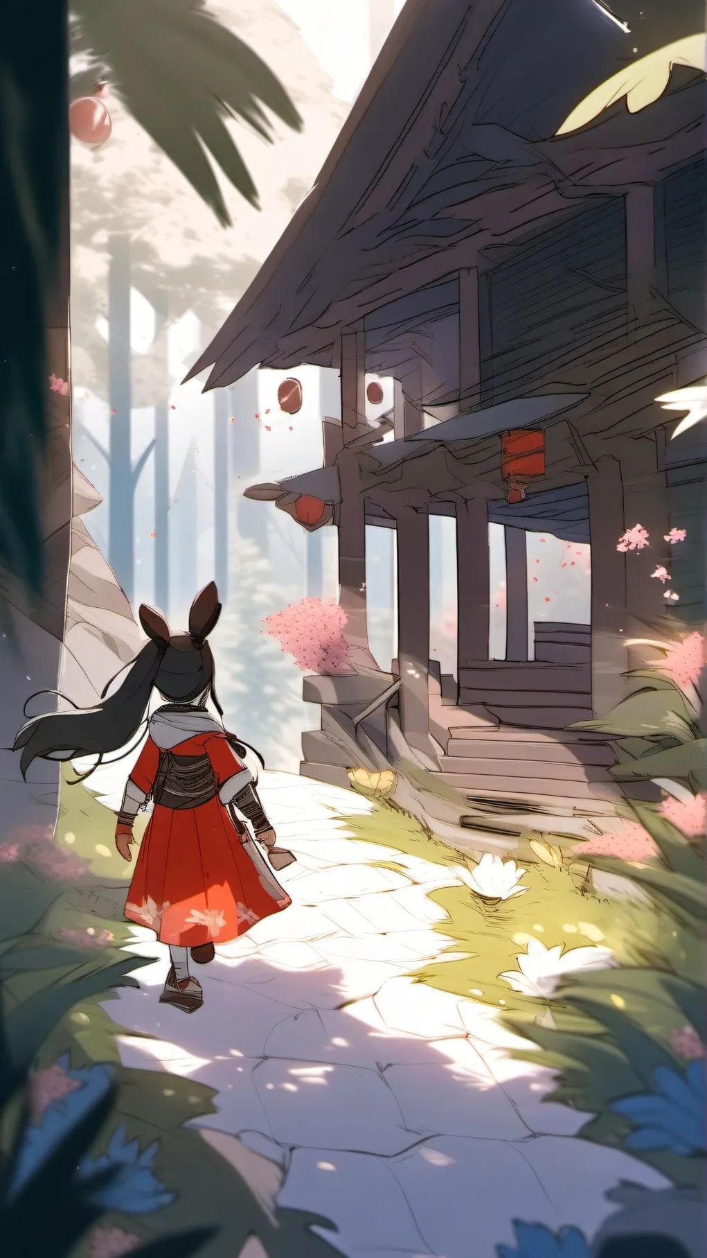 ai character: sprunki beach background