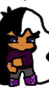 ai character: Half - Moon Cookie background