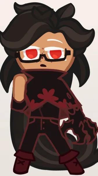 ai character: CherryChoco Cookie background