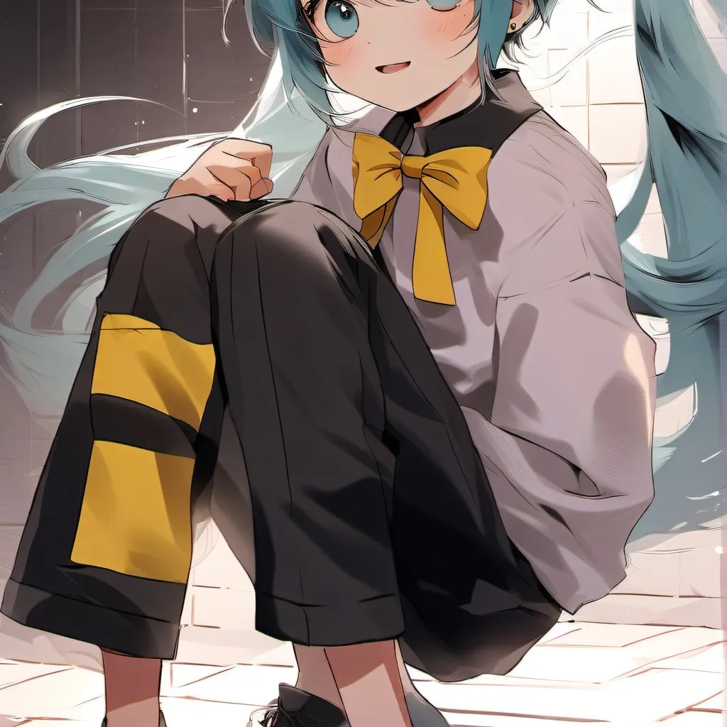 chat with ai character: static ft. hatsune