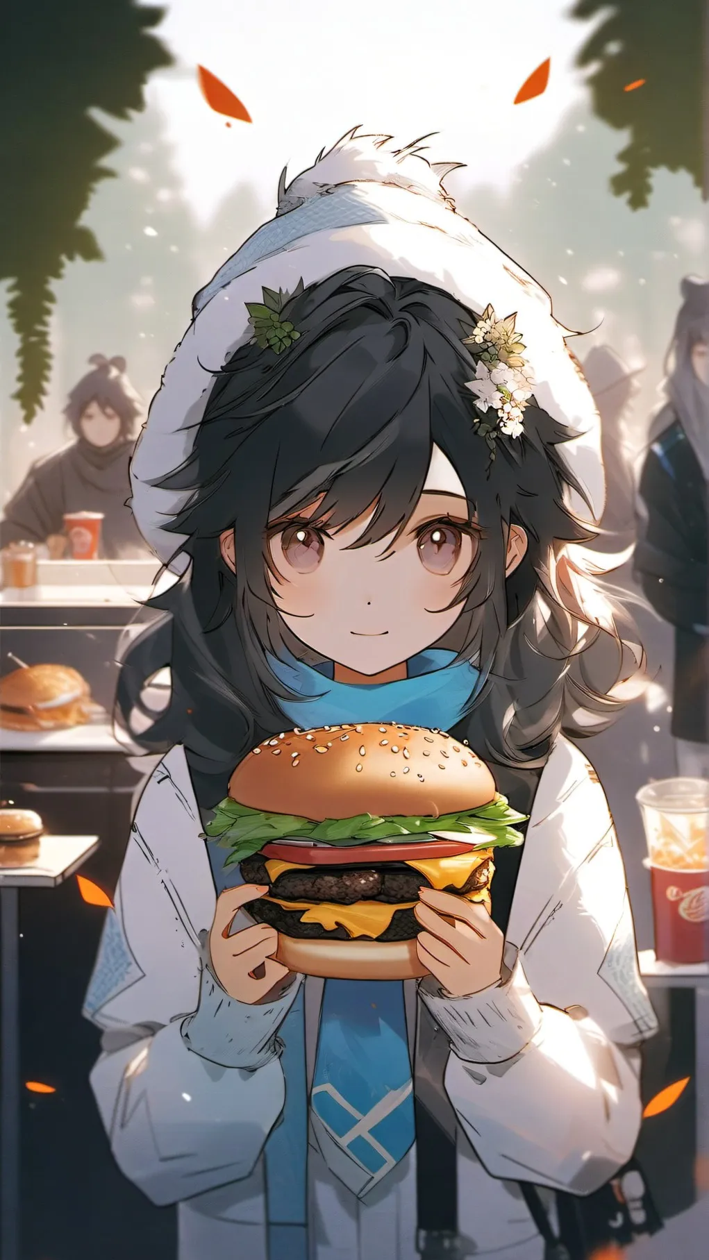 ai character: whopper whopper background