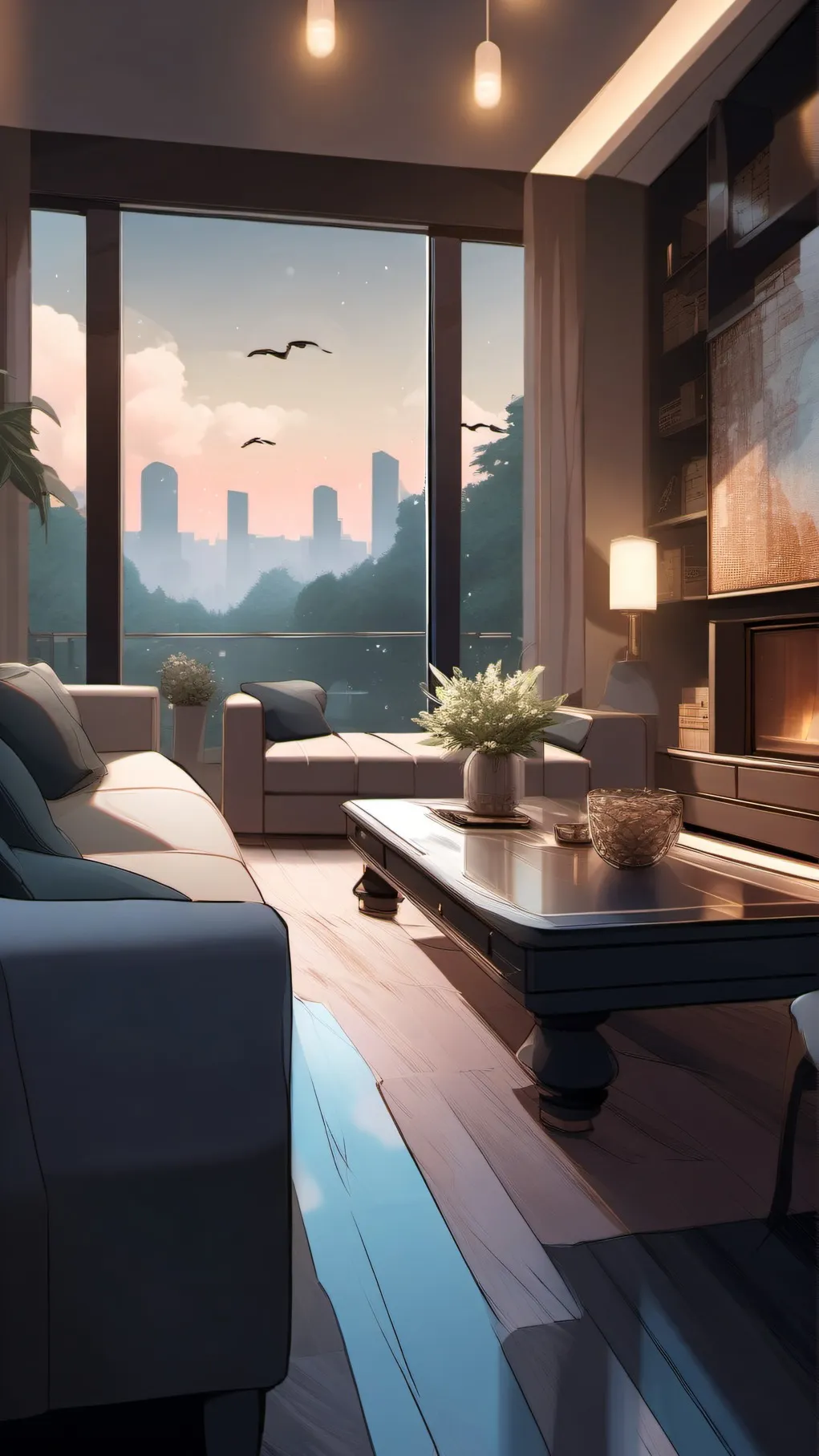 ai character: MHA SLEEPOVER background