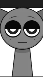 ai character: Gray background