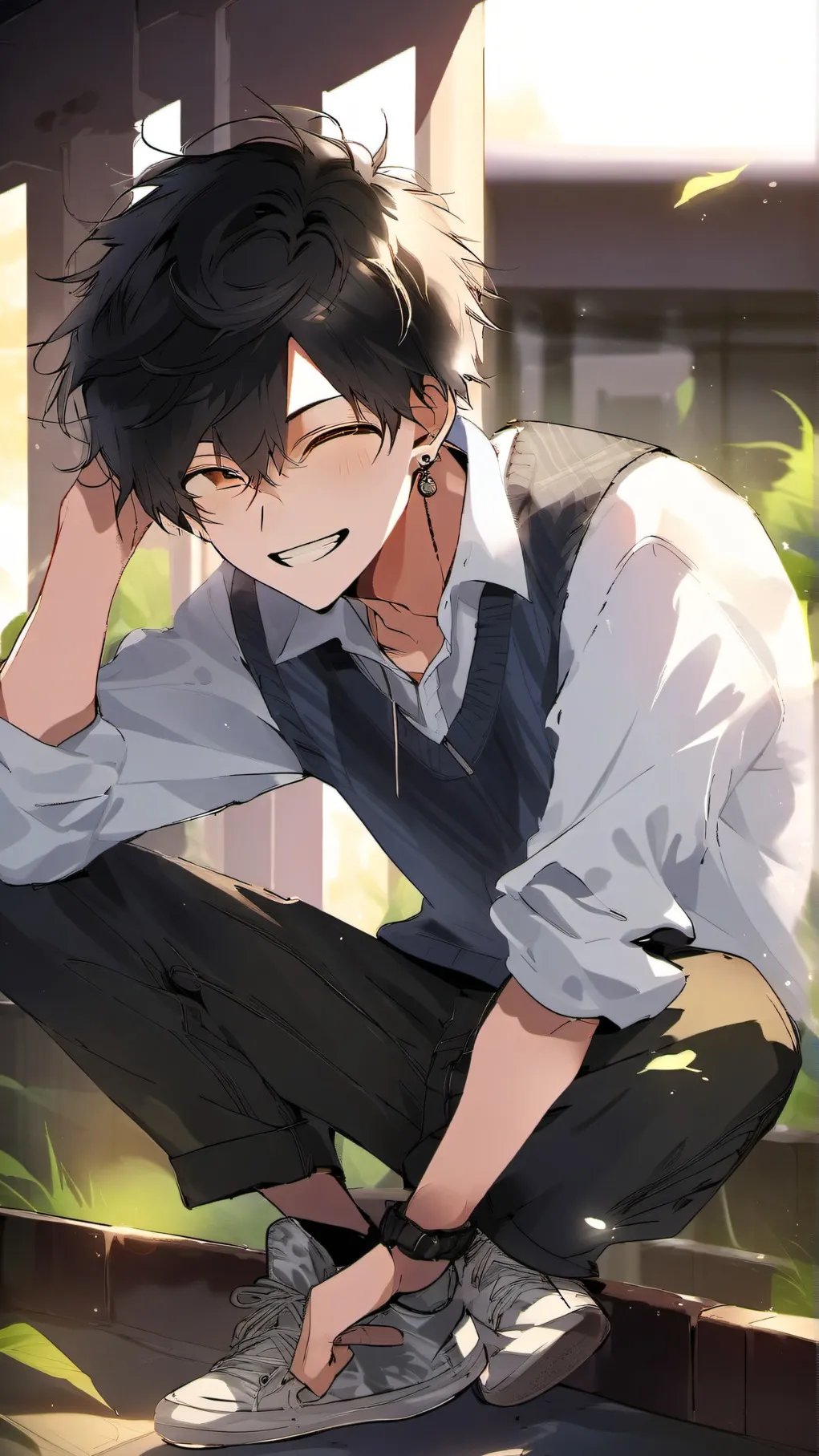 ai character: raven background