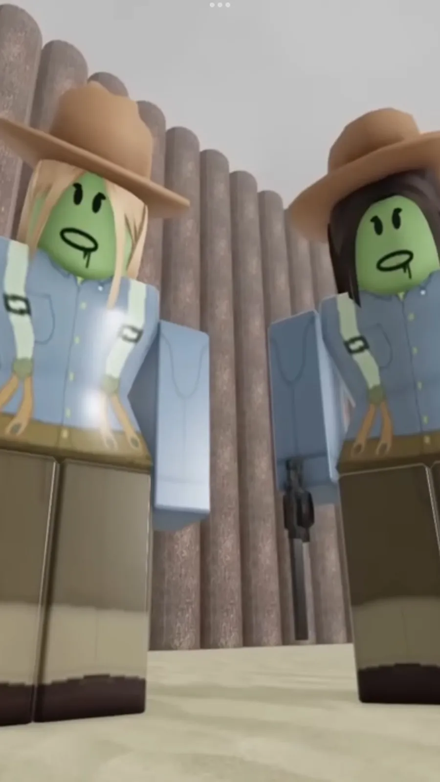 ai character: Zombie Soldier (F) background