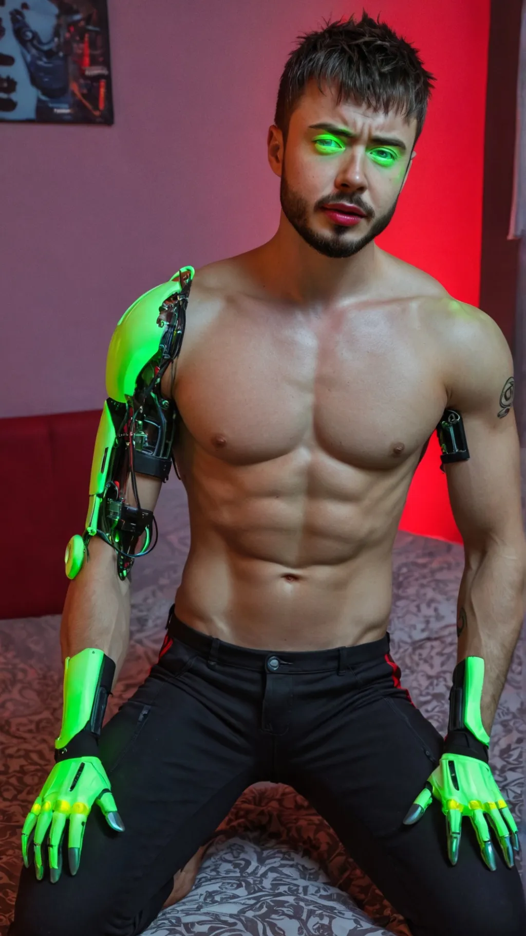 ai character: LOVE MAKER Robot background