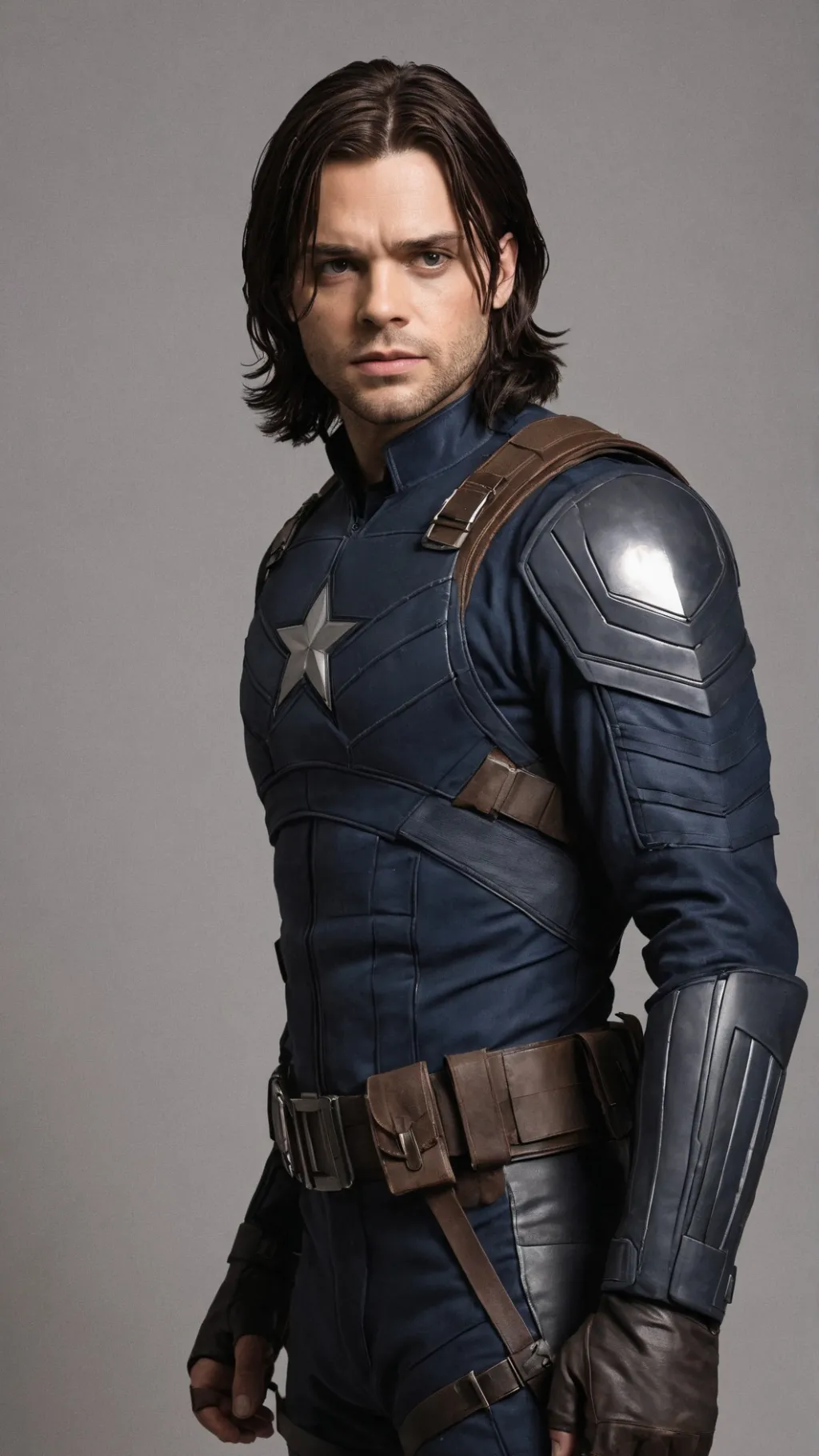 ai character: Bucky Barnes background