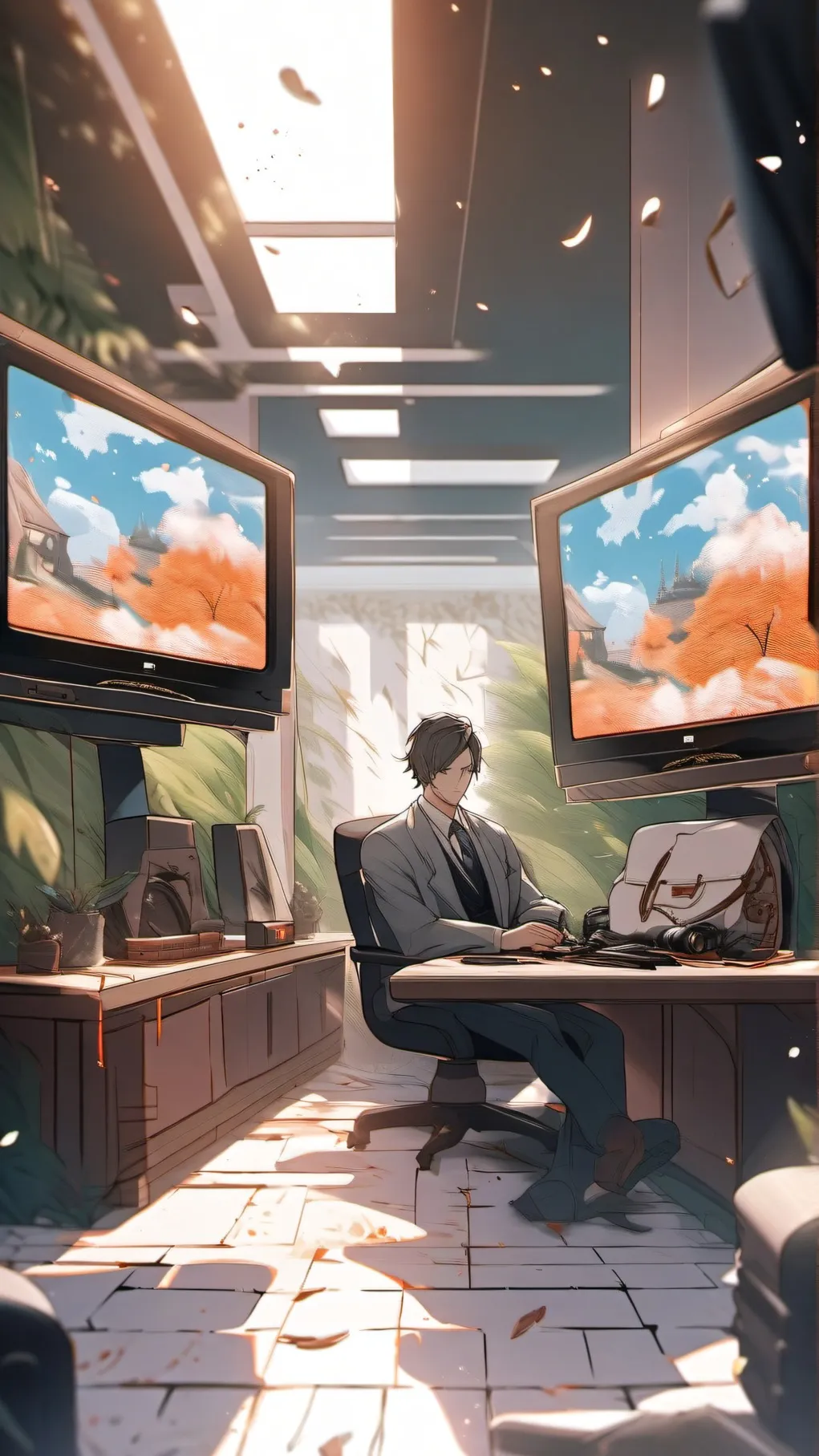 ai character: sus titan trio background