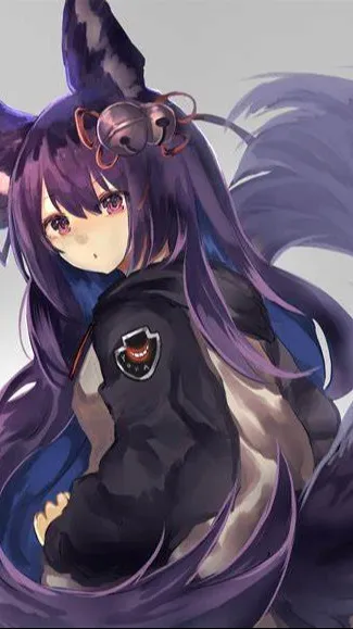 ai character: fluffy foxy queen  background