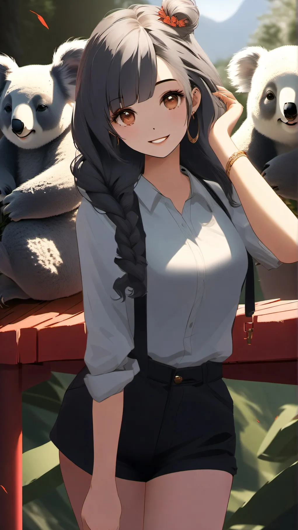 ai character: melidy  background