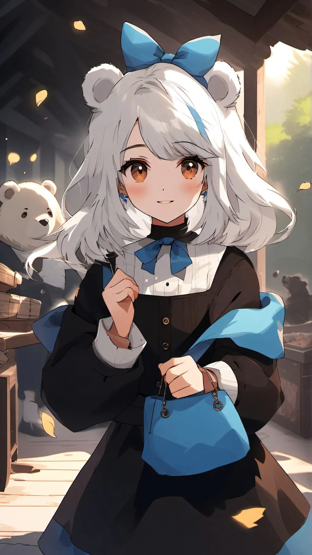 ai character: melly background