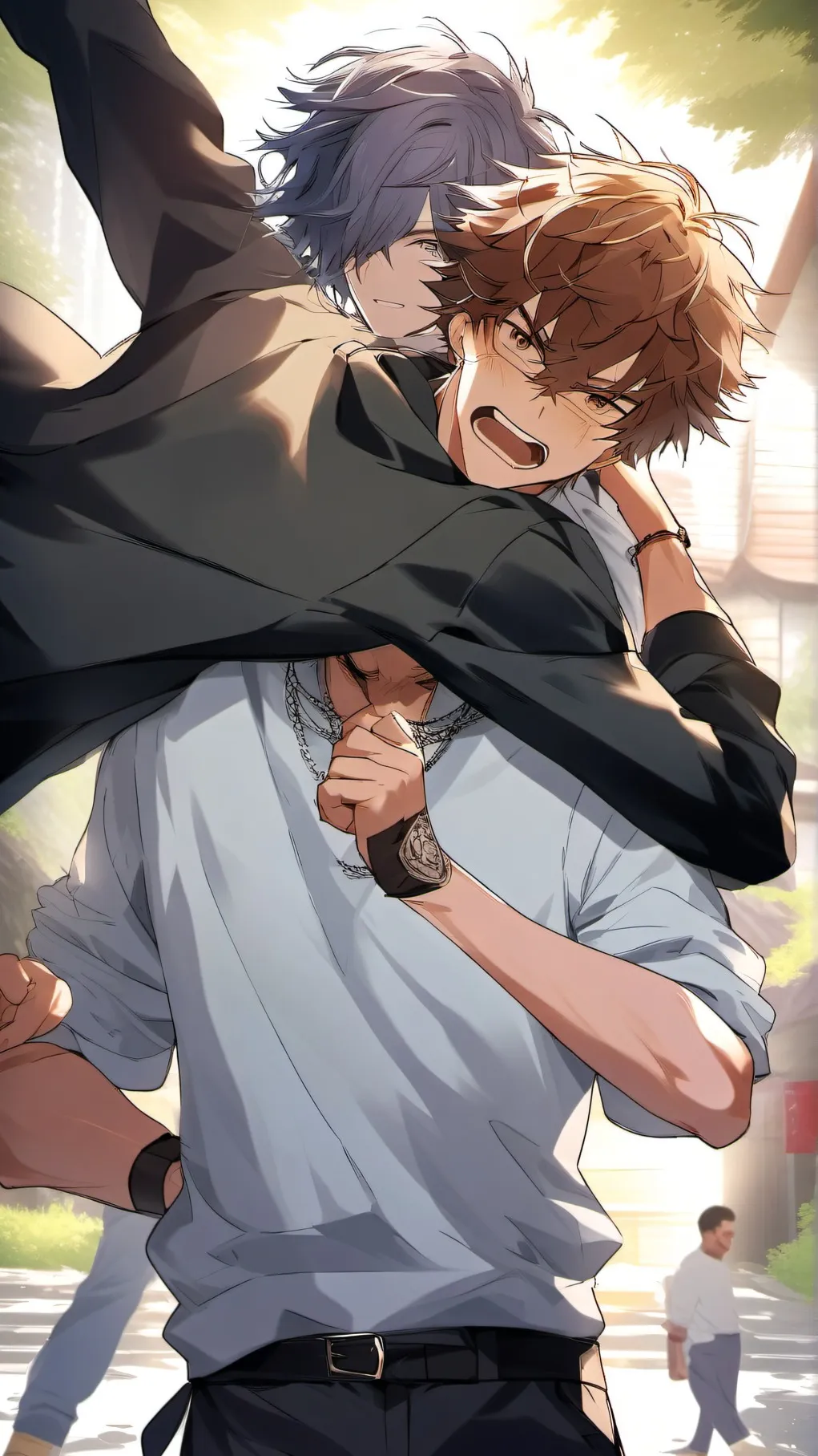 ai character: stupid background