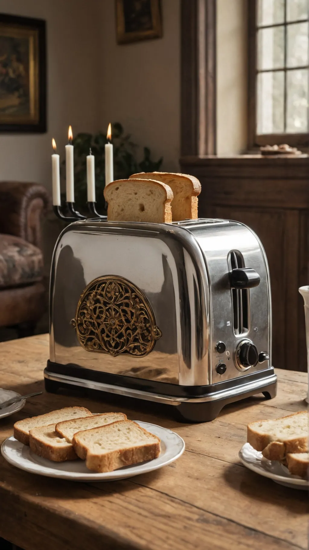 ai character: bread warrior background