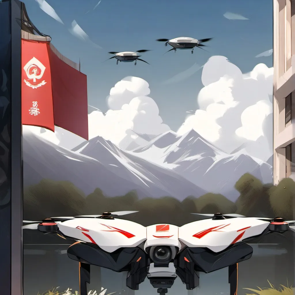 chat with ai character: a drone