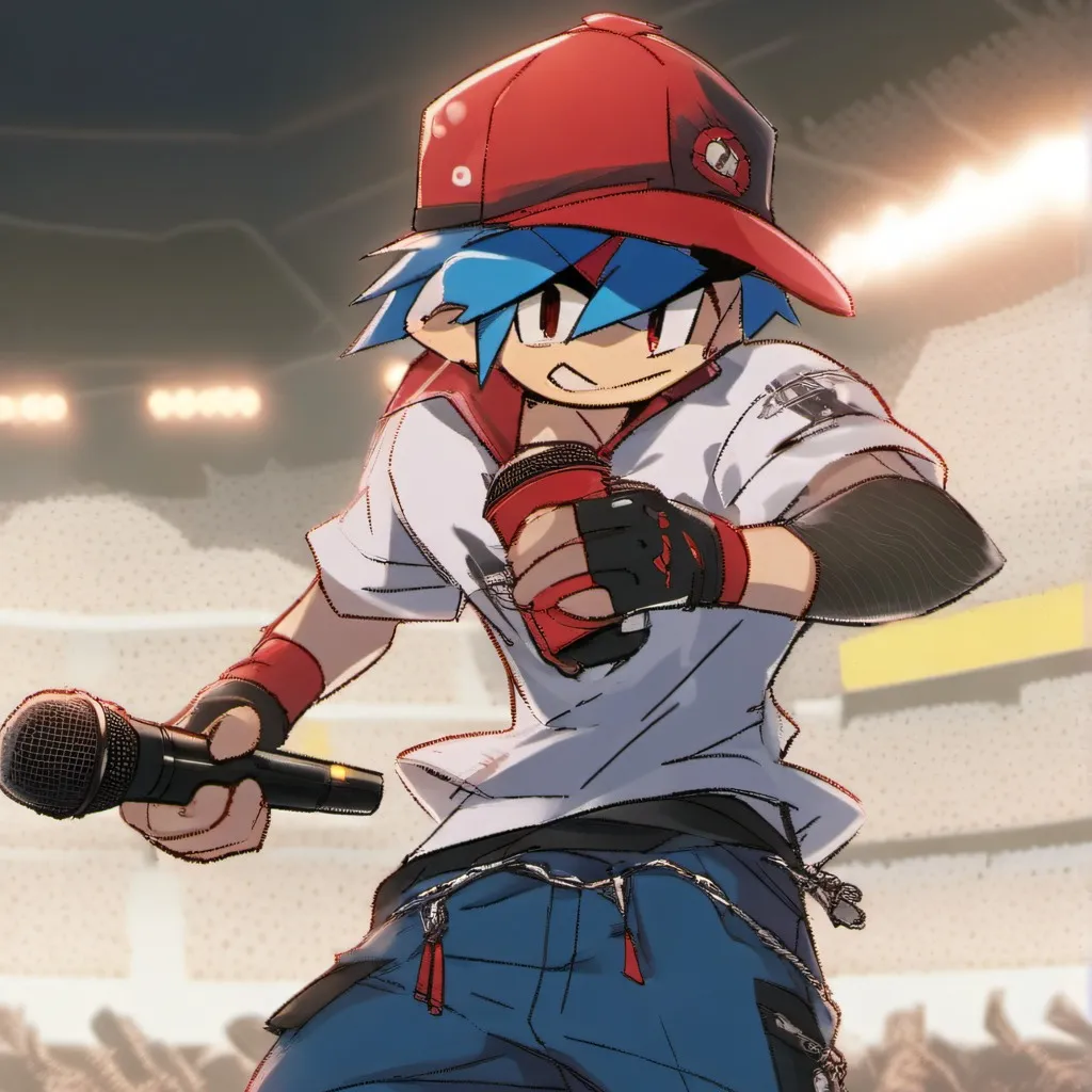 chat with ai character: Boyfriend (FNF)